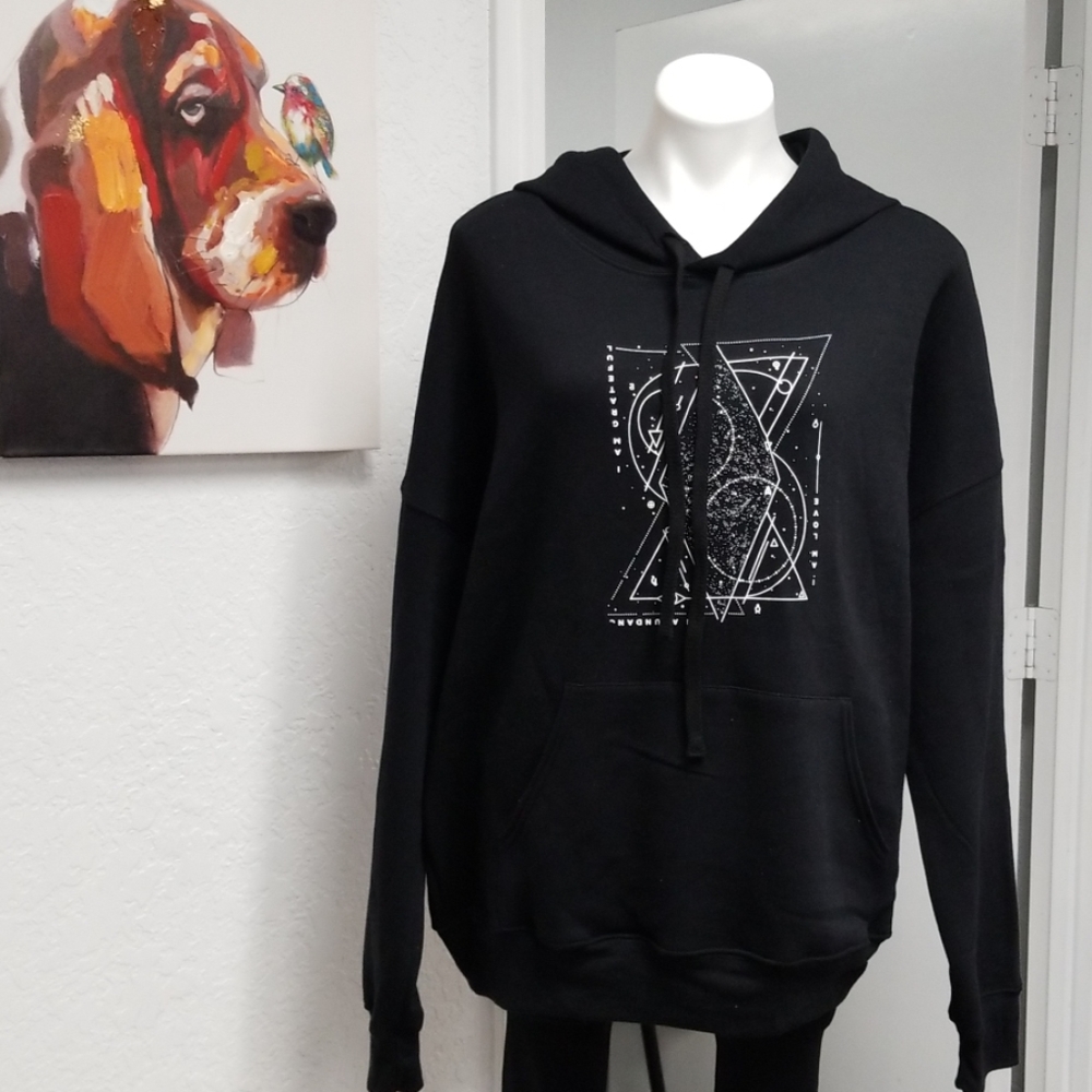 This is a black hoodie